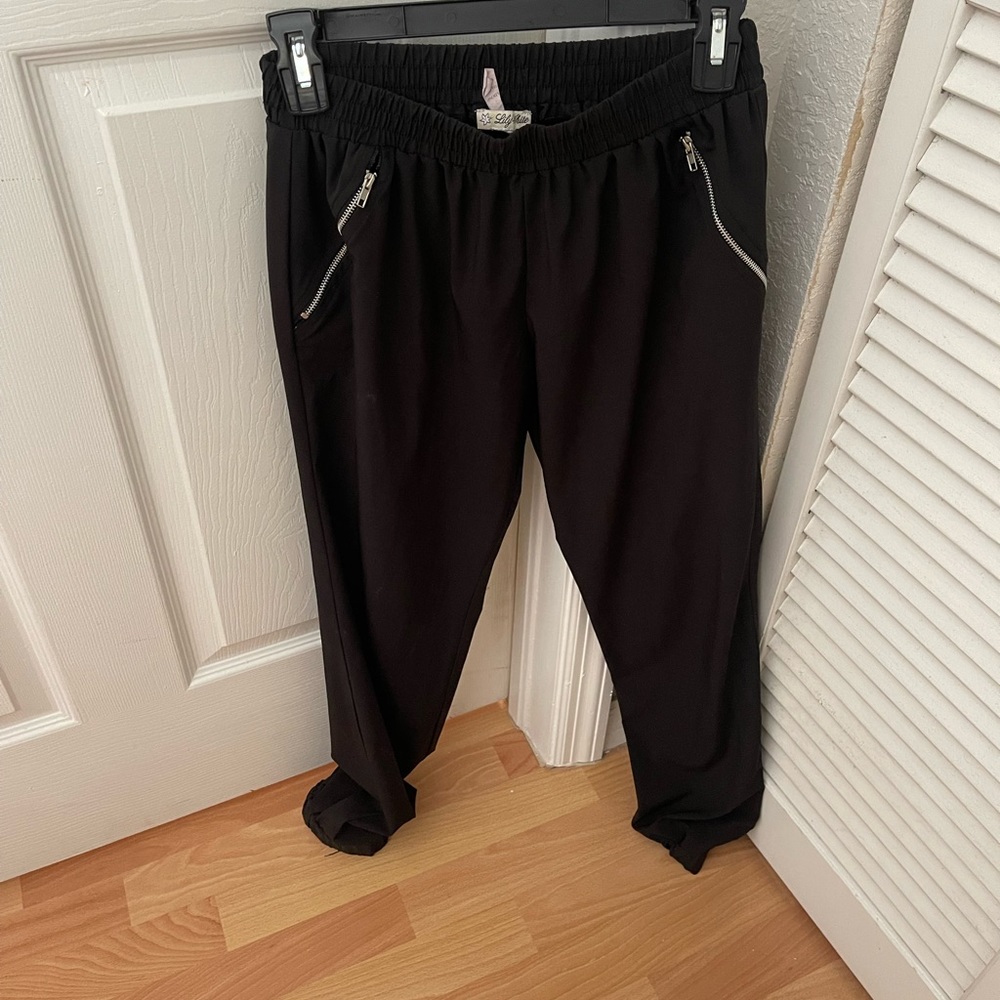 Black Tapered Pants